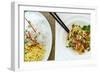 Noodles and seafood with vegetables, Vietnamese food, Vietnam, Indochina, Southeast Asia, Asia-Alex Robinson-Framed Photographic Print