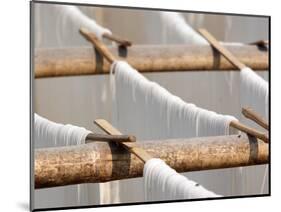 Noodles Drying in the Sun, Hsipaw, Myanmar-Jay Sturdevant-Mounted Photographic Print