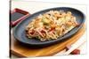 Noodles with Seafood. Japanese Cuisine-Gresei-Stretched Canvas