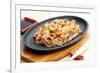 Noodles with Seafood. Japanese Cuisine-Gresei-Framed Photographic Print