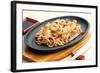 Noodles with Seafood. Japanese Cuisine-Gresei-Framed Photographic Print