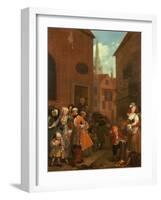 Noon, 1736-William Hogarth-Framed Giclee Print