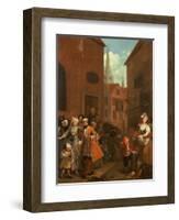 Noon, 1736-William Hogarth-Framed Giclee Print