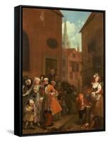 Noon, 1736-William Hogarth-Framed Stretched Canvas