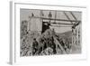 Noon Break For Miners At Cripple Creek-F. Jay Haynes-Framed Art Print