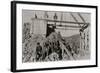 Noon Break For Miners At Cripple Creek-F. Jay Haynes-Framed Art Print