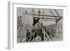 Noon Break For Miners At Cripple Creek-F. Jay Haynes-Framed Art Print