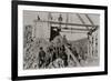 Noon Break For Miners At Cripple Creek-F. Jay Haynes-Framed Art Print