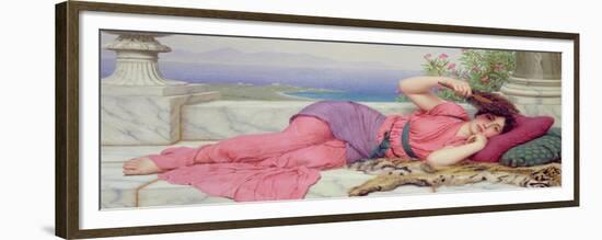 Noon Day Rest, 1910-John William Godward-Framed Giclee Print