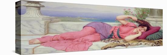 Noon Day Rest, 1910-John William Godward-Stretched Canvas