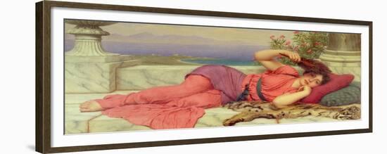 Noon-Day Rest,1910-John William Godward-Framed Premium Giclee Print