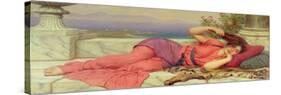 Noon-Day Rest,1910-John William Godward-Stretched Canvas