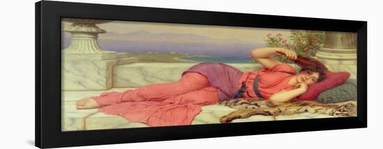 Noon-Day Rest,1910-John William Godward-Framed Giclee Print