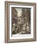 Noon, from the Series "Four Times of Day", 1738-William Hogarth-Framed Giclee Print