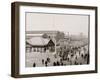 Noon Hour at the Shipyard, Newport News, Va.-null-Framed Photo