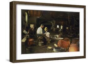 Noon in the Boiler Shop-Dominik Skutecky-Framed Giclee Print