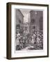 Noon, Plate II from Times of Day, 1738-William Hogarth-Framed Giclee Print