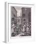 Noon, Plate II from Times of Day, 1738-William Hogarth-Framed Giclee Print