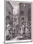 Noon, Plate II from Times of Day, 1738-William Hogarth-Mounted Giclee Print