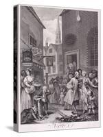 Noon, Plate II from Times of Day, 1738-William Hogarth-Stretched Canvas