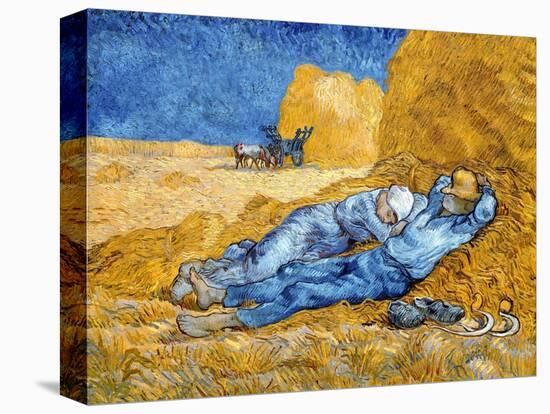 Noon - Rest from Work, 1891-Vincent van Gogh-Stretched Canvas