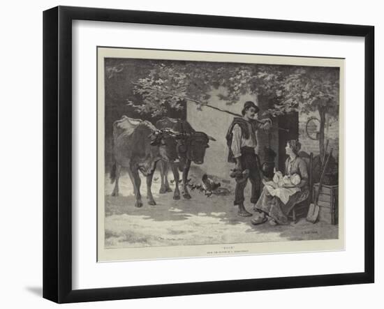 Noon-Edouard Debat-Ponsan-Framed Giclee Print