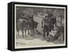 Noon-Edouard Debat-Ponsan-Framed Stretched Canvas