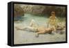 Noonday Heat, 1902-3-Henry Scott Tuke-Framed Stretched Canvas