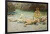 Noonday Heat, 1902-3-Henry Scott Tuke-Framed Giclee Print