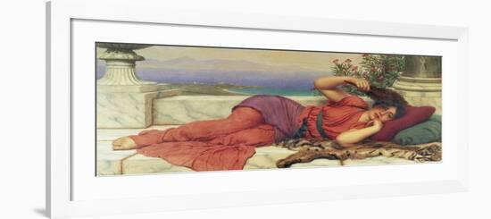 Noonday Rest-John William Godward-Framed Giclee Print