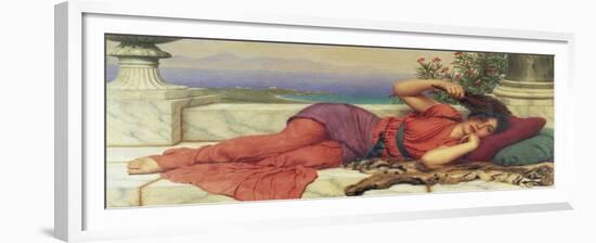 Noonday Rest-John William Godward-Framed Giclee Print