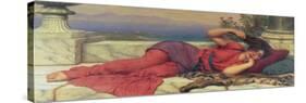 Noonday Rest-John William Godward-Stretched Canvas