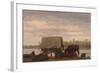 Nooning on the Platte, C.1859-Albert Bierstadt-Framed Giclee Print