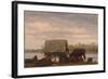 Nooning on the Platte, C.1859-Albert Bierstadt-Framed Giclee Print