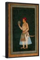 Noor-Ud-Din Muhammad Salim Jahangir Holds a Globe-null-Framed Art Print