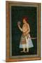 Noor-Ud-Din Muhammad Salim Jahangir Holds a Globe-null-Mounted Art Print