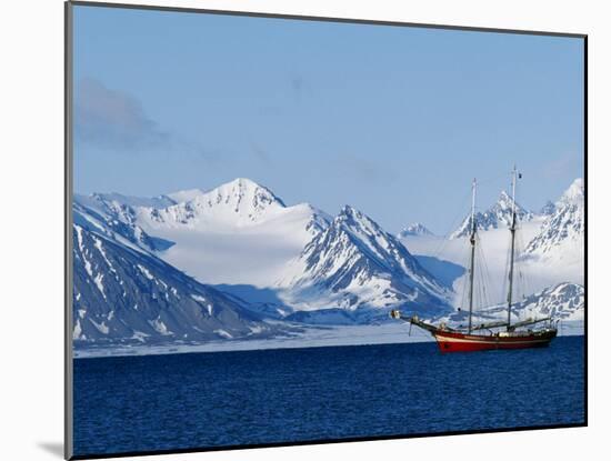Noordelicht at Anchor Off the West Coast of Spitsbergen-William Gray-Mounted Photographic Print