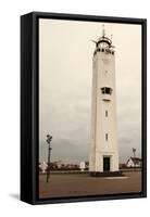 Noordwijk Lighthouse-benkrut-Framed Stretched Canvas