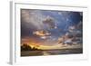 Noosa Beach and the Tasman Sea at Sunset, Noosa Heads, Queensland, Australia.-Cahir Davitt-Framed Photographic Print