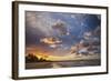 Noosa Beach and the Tasman Sea at Sunset, Noosa Heads, Queensland, Australia.-Cahir Davitt-Framed Photographic Print