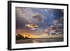 Noosa Beach and the Tasman Sea at Sunset, Noosa Heads, Queensland, Australia.-Cahir Davitt-Framed Photographic Print