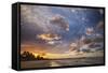 Noosa Beach and the Tasman Sea at Sunset, Noosa Heads, Queensland, Australia.-Cahir Davitt-Framed Stretched Canvas