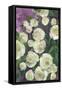 Noray painterly roses-Rosana Laiz Garcia-Framed Stretched Canvas