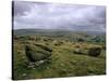 Norber Erratics Near Austwick, Yorkshire Dales National Park, Yorkshire, England, UK-Patrick Dieudonne-Stretched Canvas