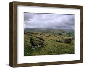 Norber Erratics Near Austwick, Yorkshire Dales National Park, Yorkshire, England, UK-Patrick Dieudonne-Framed Photographic Print