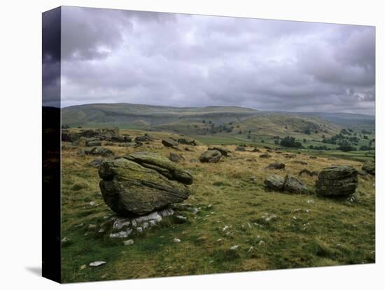 Norber Erratics Near Austwick, Yorkshire Dales National Park, Yorkshire, England, UK-Patrick Dieudonne-Stretched Canvas