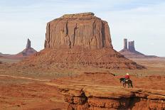 Navajo Indian, Monument Valley, Navajo Tribal Lands, Utah, Usa-Norbert Eisele-Hein-Photographic Print