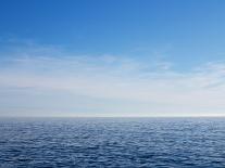 Blue Sky over Calm Sea-Norbert Schaefer-Mounted Photographic Print