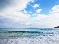 Blue Sky over Calm Sea-Norbert Schaefer-Framed Photographic Print