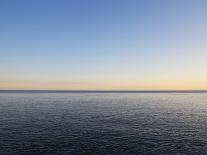 Blue Sky over Calm Sea-Norbert Schaefer-Framed Photographic Print